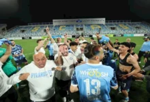 5 صور لرد فعل لاعبي بيراميدز بعد احتفالهم بالدوري