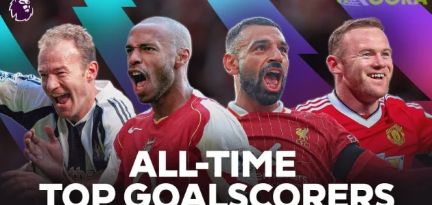 ترتيب هدافي الدوري الإنجليزي عبر التاريخ قبل أنطلاق الموسم الجديد 1 ترتيب هدافي الدوري الإنجليزي عبر التاريخ قبل أنطلاق الموسم الجديد