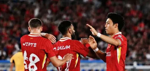 يقود تشكيل ليفربول المتوقع ضد بيلباو الموعد والقنوات الناقلة صلاح يقود تشكيل ليفربول المتوقع ضد بيلباو.. الموعد والقنوات الناقلة