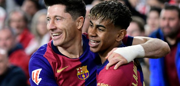 من التوتر إلى الصداقة.. تحول جديد في علاقة ليفاندوفسكي ويامال | كووورة 1 Real Madrid CF v RCD Mallorca - La Liga EA Sports