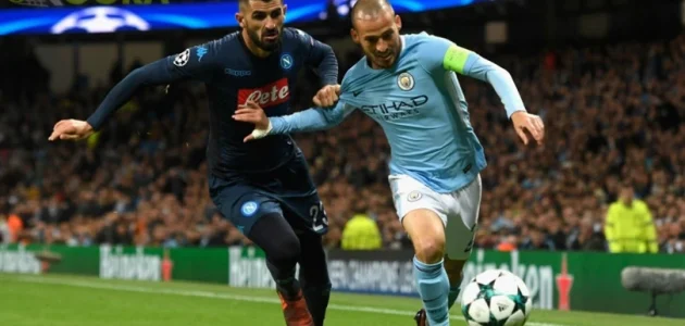 تاريخ مواجهات مانشستر سيتي ضد نابولي في دوري أبطال أوروبا