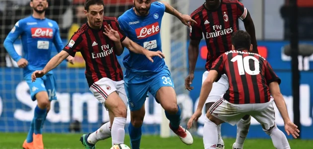 تاريخ مواجهات ميلان ونابولي قبل انطلاق قمة الجولة 5 بالدوري الإيطالي