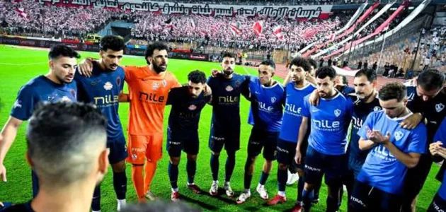 الزمالك وغزل المحلة بملعب قناة السويس بعد غلق استاد مباراة الزمالك وغزل المحلة بملعب قناة السويس بعد غلق استاد القاهرة