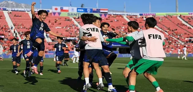 منتخب مصر يتلقى الهزيمة الأولى أمام اليابان في كأس العالم للشباب