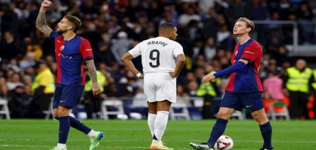 أهداف مباراة ريال مدريد وبرشلونة في الدوري الإسباني (فيديو) 1 أهداف مباراة ريال مدريد وبرشلونة في الدوري الإسباني (فيديو)