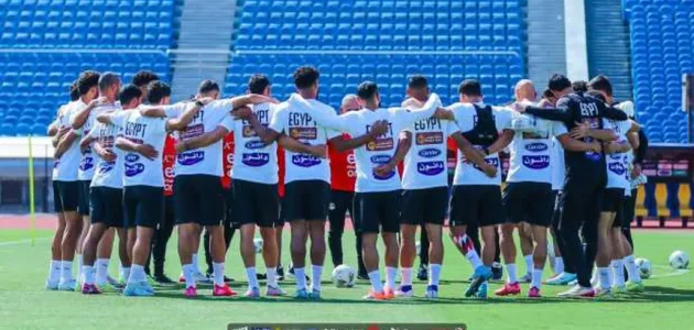 محمد صلاح منتخب مصر يخوض مرانه الأخير قبل السفر بمشاركة محمد صلاح.. منتخب مصر يخوض مرانه الأخير قبل السفر إلى المغرب