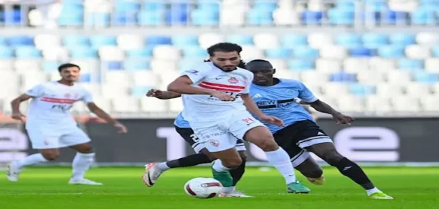 لاعب الزمالك يسجل الهدف الأول في تاريخه (فيديو)