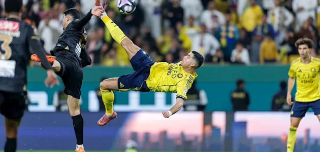 فيديو هدف كريستيانو رونالدو في مرمى الخليج بالدوري السعودي