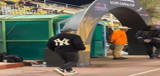 9 صور لأفشة في مدرجات المقاولون العرب لدعم الأهلي