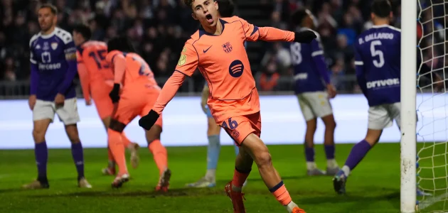 بالفيديو.. ملخص وأهداف فوز برشلونة على جوادالاخارا في كأس الملك | كووورة 1 بالفيديو.. ملخص وأهداف فوز برشلونة على جوادالاخارا في كأس الملك | كووورة