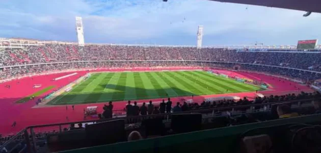 جماهير المغرب تملأ ملعب مباراة مصر لدعم الفراعنة أمام جنوب أفريقيا