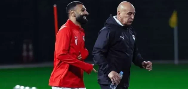 كواليس ما دار بين محمد صلاح وحسام حسن بعد تصريحات هوجو بروس بشأن ركلة الجزاء