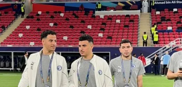 وصول بعثة بيراميدز إلى ملعب أحمد بن علي استعدادا لمواجهة فلامنجو 1 وصول بعثة بيراميدز إلى ملعب أحمد بن علي استعدادا لمواجهة فلامنجو